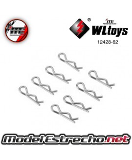 CLIPS CARROCERIA WLTOYS 1/12 (6U.)