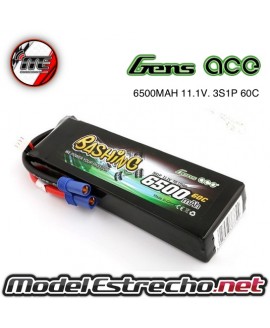 Gens Ace 6500mha11,1v 60C 3S1P HardCase Lipo