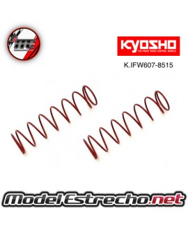 KYOSHO MUELLES TRASERO ROJOS BIG BORE M 8.5x1.5 L 81mm