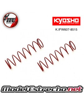 KYOSHO MUELLES TRASERO ROJOS BIG BORE M 8.5x1.5 L 81mm