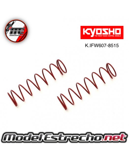 KYOSHO MUELLES TRASERO ROJOS BIG BORE M 8.5x1.5 L 81mm