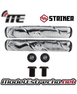STRIKER SCOOTER PUÑOS PATINETE FREESTYLE BLANCO/NEGRO