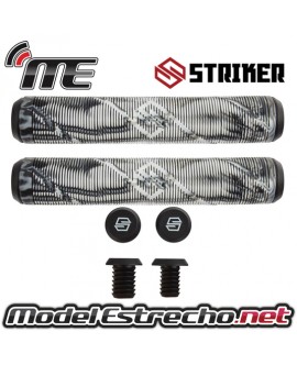 STRIKER SCOOTER PUÑOS PATINETE FREESTYLE NEGRO VETAS BLANCAS