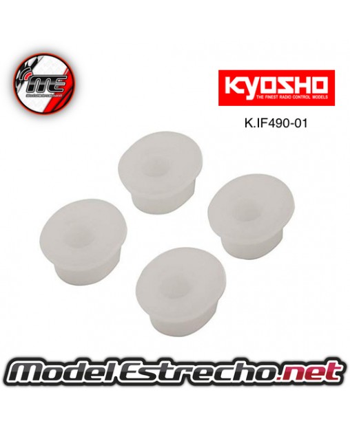 CASQUILLOS GUIA DE MANGUETAS DE DIRECCION INFERNO MP9 KYOSHO ( 4U. )