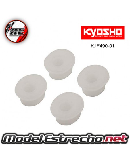 CASQUILLOS GUIA DE MANGUETAS DE DIRECCION INFERNO MP9 KYOSHO ( 4U. )