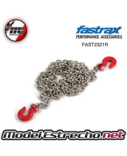 FASTRAX METAL HOOK & STEEL CHAIN SET 800mm