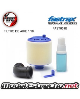 FILTRO DE AIRE FASTRAX 1/10 AZUL COMPLETO