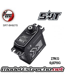 SERVO SRT 1/8 CAJA METALICA PIÑON METALICO 27Kg. en 0.07 Seg.  Ref: BH927S