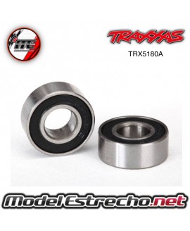 BALL BEARINGS, BLACK RUBBER SEALED (6X13X5MM) (2) TRX5180A