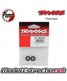 BALL BEARINGS, BLACK RUBBER SEALED (6X13X5MM) (2) TRX5180A