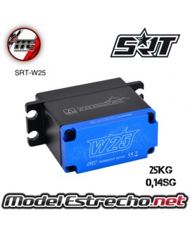 SERVO SRT W25 HV DIGITAL WATERPROOF CAJA METALICA 25Kg/0.14Seg CRAWLER
