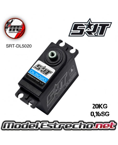 SERVO SRT DL5020 LV DIGITAL WATERPROOF CAJA SEMI METALICA 20Kg./0.16Seg.