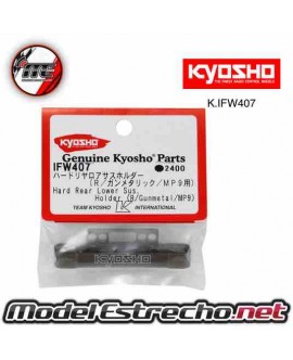 PLACA DE CONVERGENCIA TRASERA INFERNO MP9 ALUMINIO