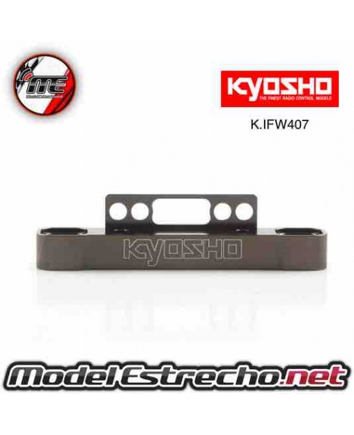 PLACA DE CONVERGENCIA TRASERA INFERNO MP9 ALUMINIO