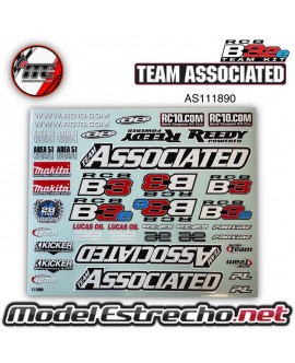 PEGATINAS ASSOCIATED RC8B3.e