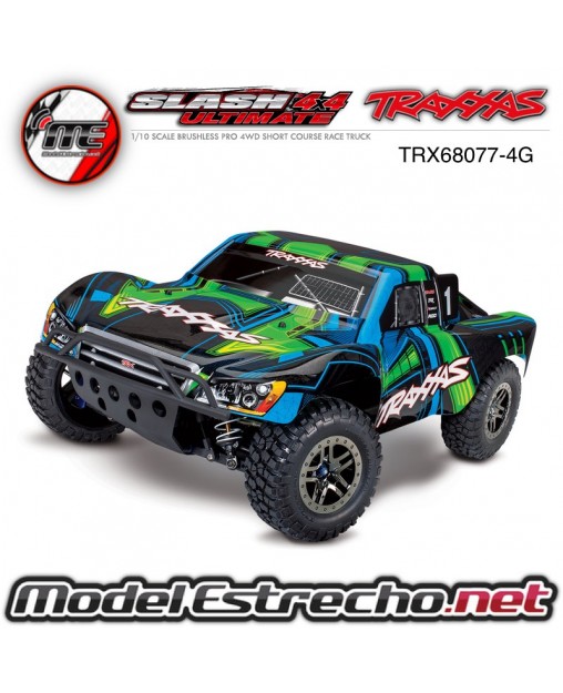 TRAXXAS SLASH 4X4 ULTIMATE LCG VXL TQi VERDE ( NO BATERIA NI CARGADOR )