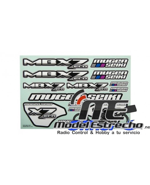MUGEN MBX 7 ECO PEGATINAS 