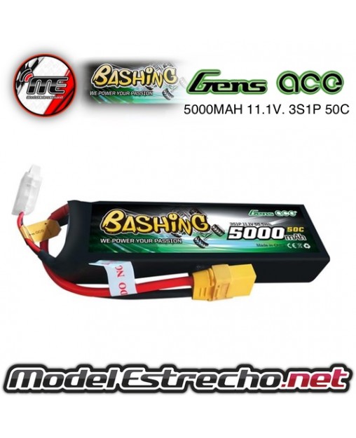 Gens Ace 5000mha11,1v 50C 3S1P HardCase Lipo