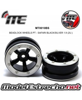 BEADLOCK WHEELS PT - SAFARI BLACK/SILVER 1.9 (2U.)