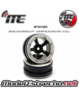 BEADLOCK WHEELS PT - SLINGSHOT SILVER/RED 1.9