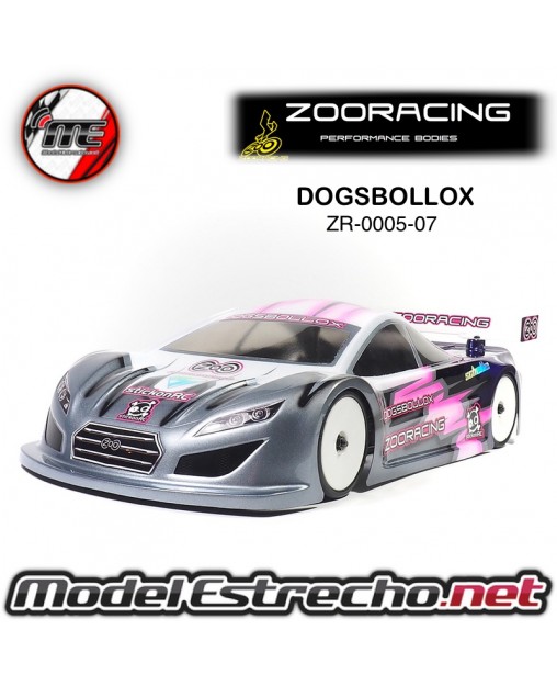 ZOORACING DOGSBOLLOX 1/10 TOURING CAR CLEAR 190mm ZR-0005