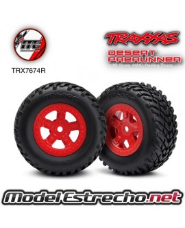 TRAXXAS LATRAX DESERT PRERUNNER RUEDA COMPLETA ROJO (2U.) 7674