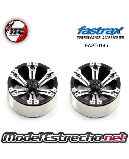 FASTRAX 1.9" HEAVY DUTY SPLIT 6-SPOKE ALLOY BEADLOCK (2U.)