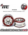 BEADLOCK WHEELS PT - ECOHOLE SILVER/RED 1.9 (2U.) MT0050SR