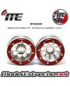 BEADLOCK WHEELS PT - ECOHOLE SILVER/RED 1.9 (2U.) MT0050SR