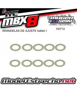MUGEN ARANDELAS DE AJUSTE DE CAMNPANA 5x8x0.1 H2713