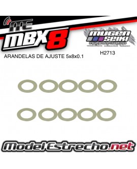 MUGEN ARANDELAS DE AJUSTE DE CAMNPANA 5x8x0.1 H2713