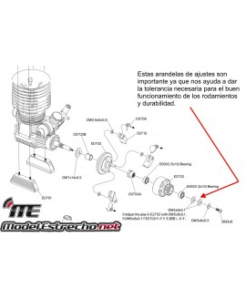 MUGEN ARANDELAS DE AJUSTE DE CAMNPANA 5x8x0.1 H2713