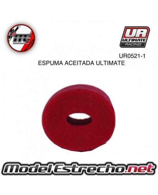 ESPUMA FILTRO ACEITADO ULTIMATE PARA MUGEN MBX 6 / 7 / 7R / 8 (1U.)  UR0521