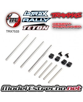 TRAXXAS LATRAX SET DE EJES DELANTEROS Y TRASEROS Y CASQUILLOS  Ref: TRX7533