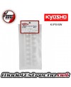 CASQUILLOS CONVERGENCIA INFERNO KYOSHO MP10 BLANCO Ref: IF616W
