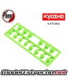 CASQUILLOS CONVERGENCIA INFERNO KYOSHO MP10 VERDE Ref: IF616KG