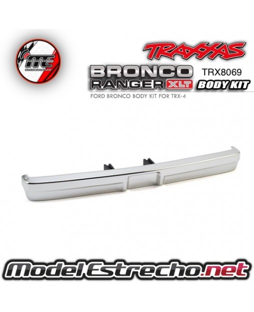 TRAXXAS BUMPER FRONT CHROME 3x10 BCS ( 2U.)  Ref: TRX8069