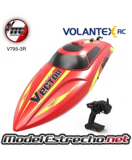 LANCHA VOLANTEX VECTOR 28 MINI RACING BOAT RTR RED 2,4Ghz