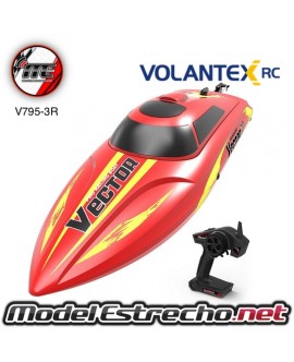 LANCHA VOLANTEX VECTOR 28 MINI RACING BOAT RTR RED 2,4Ghz