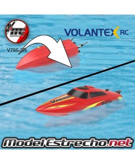 LANCHA VOLANTEX VECTOR 30 RACING BOAT ROJA RTR 2,4Ghz Ref: V795-3R
