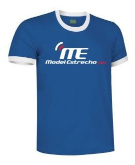 CAMISETA COMBI AZUL MODELESTRECHO