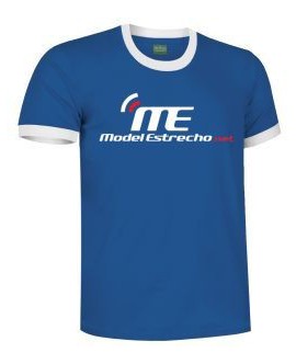 CAMISETA COMBI AZUL MODELESTRECHO
