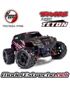 TRAXXAS LATRAX TETON 1/18  SCALE 4WD MOSTER TRUCK RTR BLUE  Ref: TRX76054-1PINK