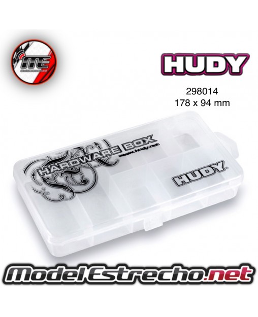 HUDY CAJA MULTIUSOS 8 COMPARTIMENTOS MICRO 178 x 94 mm Ref: 298014