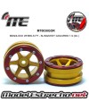 BEADLOCK WHEELS PT - SLINGSHOT  GOLD/RED 1.9 (2U.) Ref: MT0030GOR