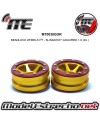 BEADLOCK WHEELS PT - SLINGSHOT  GOLD/RED 1.9 (2U.) Ref: MT0030GOR
