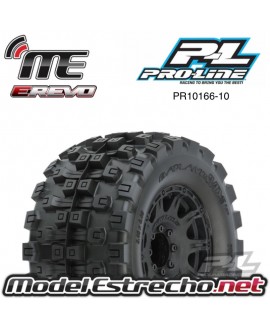 PROLINE BADLANDS MX38 HP 3.8 ALL TERRAIN BELTED RUEDAS MONTADA ( TRAXXAS STYLE BEAD ) Ref: PR10166-10