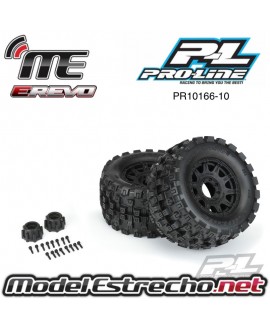 PROLINE BADLANDS MX38 HP 3.8 ALL TERRAIN BELTED RUEDAS MONTADA ( TRAXXAS STYLE BEAD ) Ref: PR10166-10