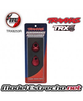 TRAXXAS CARCASA PORTAL INTERIOR TRASERO, ALUMINIO 6061-T6 COLOR ROJO Ref: TRX8253R