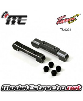 TEAM C ALUMINIO SUSPENSION ARM MOUNT REAR 2WD (2pcs) Ref: TU0221